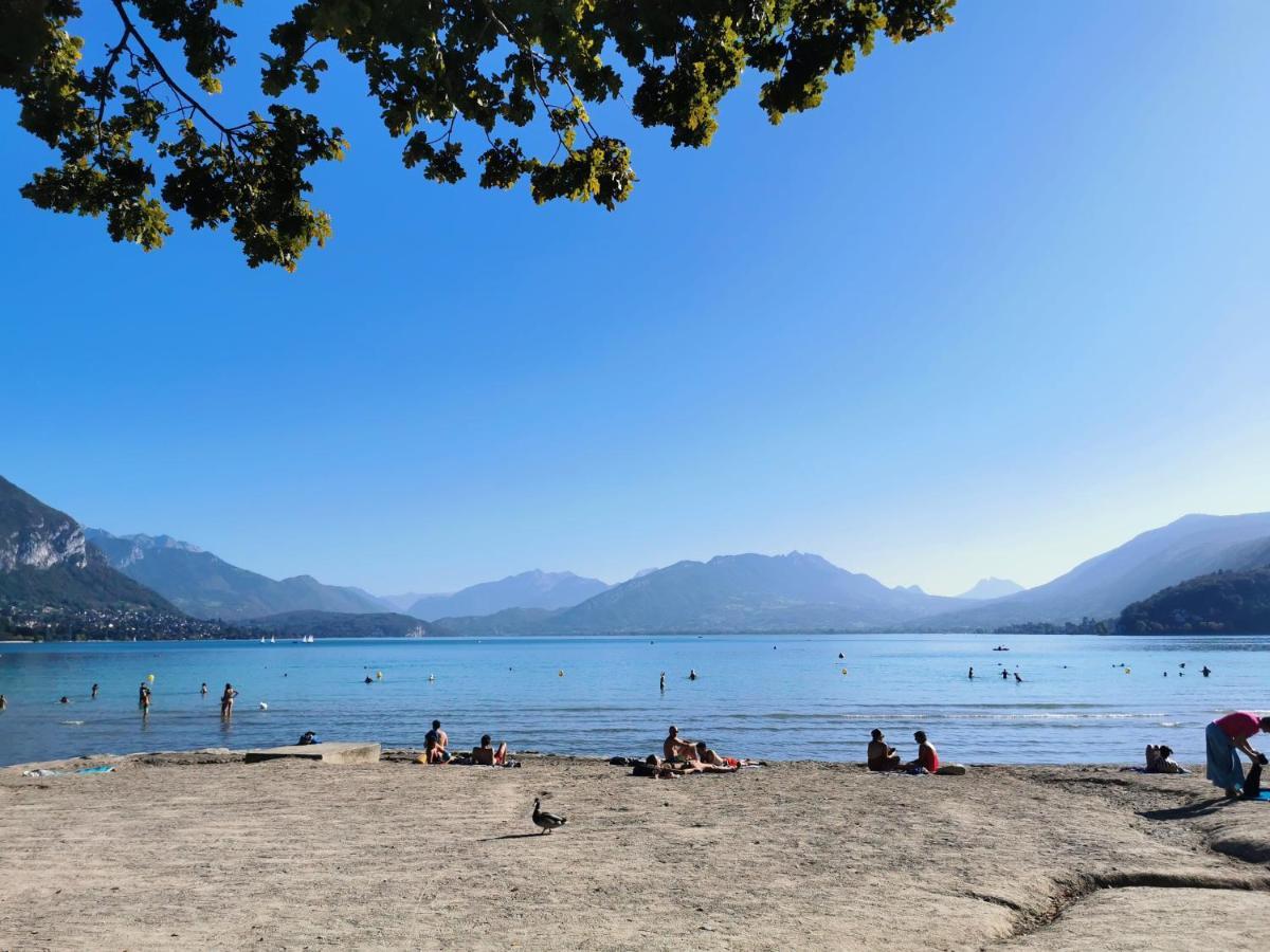 Charmant Appartement A 1 Minute Du Lac Annecy Exteriér fotografie